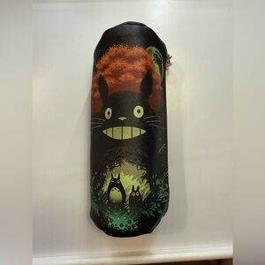 Black and Green Totoro Pencil/makeup Case